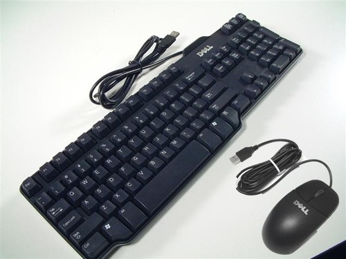 Genuine dell usb keyboard and - ,
