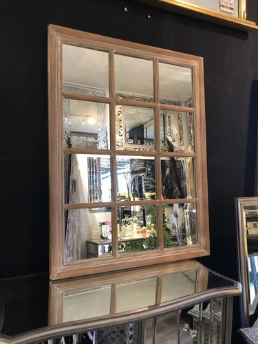 Shabby chic window wall mirror - shabby,