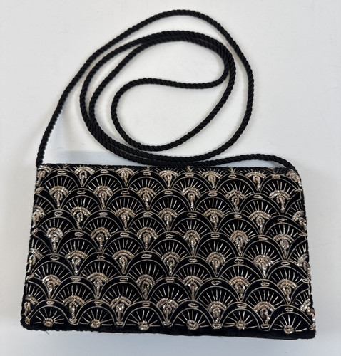 Vintage black velvet evening - vintage,