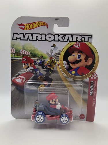 Hot wheels mario kart - mario,