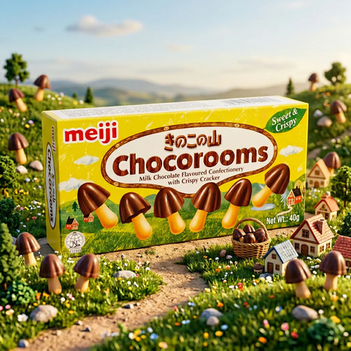 Meiji chocorooms chocolate - chocorooms,