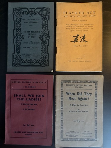 Vintage theatre play - theatre, scripts