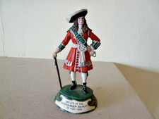CHAS C STADDEN 80MM PAINTED PEWTER OFFICER OF THE QUEEN DOWAGERS REGT OF FOOT