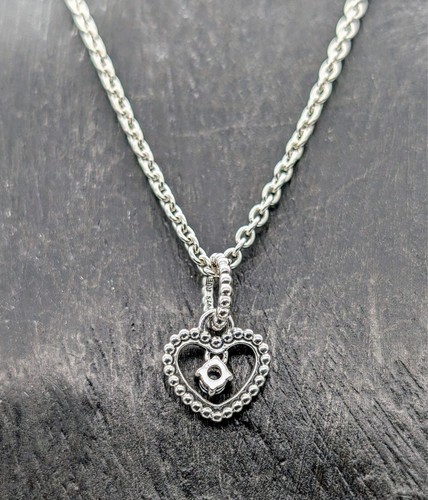 Pandora heart charm with chain - pandora,