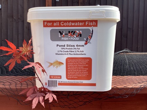 Goldfish food pond stixs 12l - stixs,