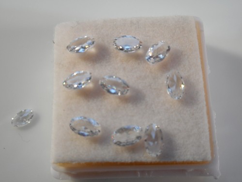 5x3mm oval cubic - cubic, zirconia