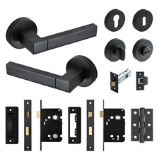 Matt Black Internal Door Lever