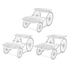 2 Tier Serving Tray Carriage