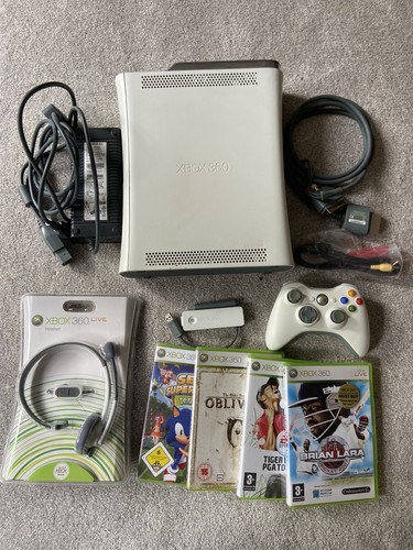 Xbox 360 white console - white,