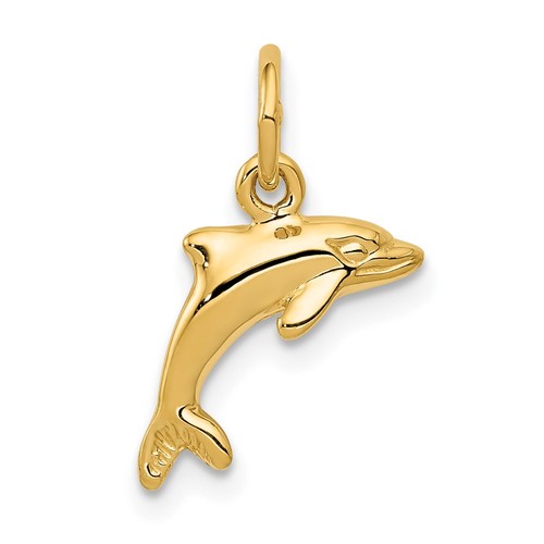 14k yellow gold - gold, charm