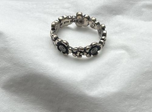 Pandora sterling silver floral - sterling,