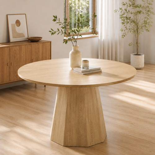 Round dining table - round, table,