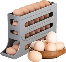 4‑Tier Egg Rolling Rack Egg