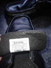 Black Leather Shoes Size 11