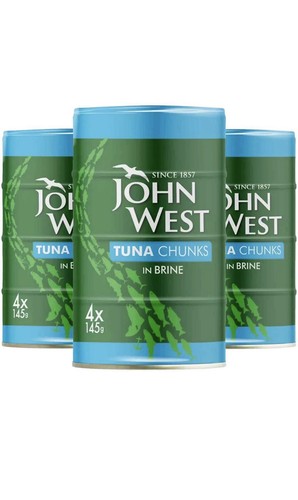 John west tuna - chunks, in
