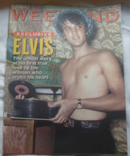 Daily Mail Weekend 1997 28th June 1990s Vintage, Advertising, Elvis Presley