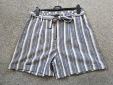 Next Striped Summer Shorts Size 14 New With Tags 