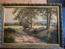 Renowned Artist - David Dipnall - South Downs Way  - countryside landscape