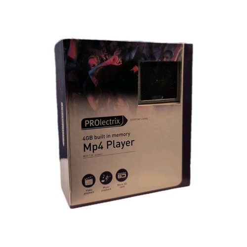 Prolectrix 4gb mp4 player - mp4, with