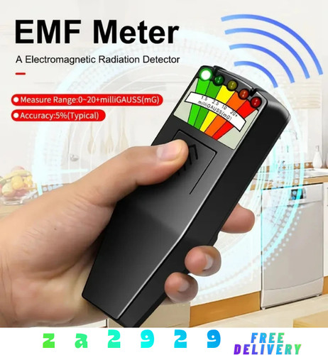 Led emf meter - led, field