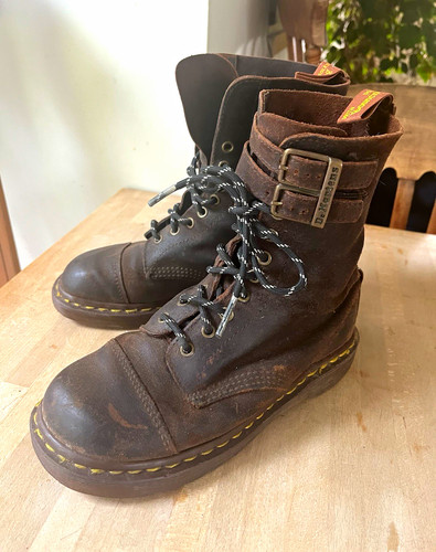 Martens brown leather - martens,