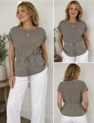 Sarah pacini taupe textured - sarah,
