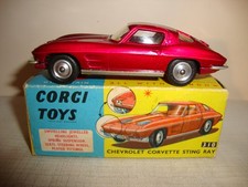 Original CORGI TOYS 310 CHEVROLET CORVETTE STINGRAY - EXCELLENT in original BOX