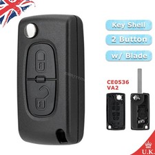 Key Fob Case Shell For Peugeot