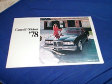 1978 gm brochure corvette