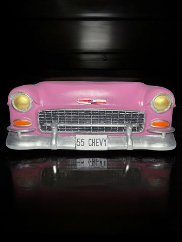 1955 chevy car - front, sculpture