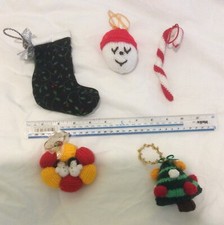 Set of 5 handmade Christmas
