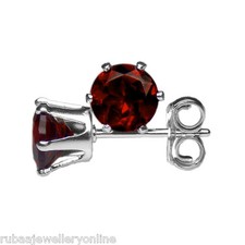 5mm ROUND FACETED BRIGHT RED