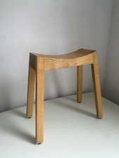 Handcrafted Wooden Stool - Classic and Modern, Made in Germany approx. 2005 -