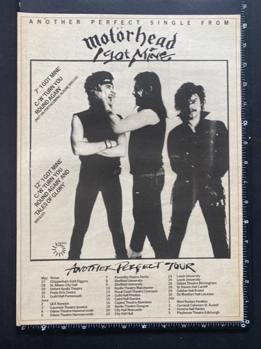 Motorhead got mine - motorhead, i