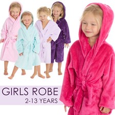 Girls Plain Hooded Dressing