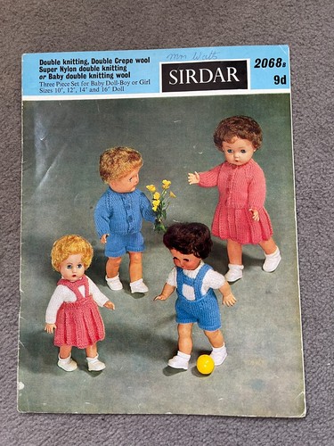 Dolls clothes knitting - dolls,