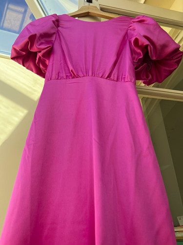 Miss selfridge pink satin puff - miss,