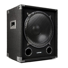 Max 15" Passive DJ Subwoofer 1200W Professional Bass Bin for Clubs