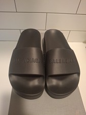Balenciaga Men's Black Slides