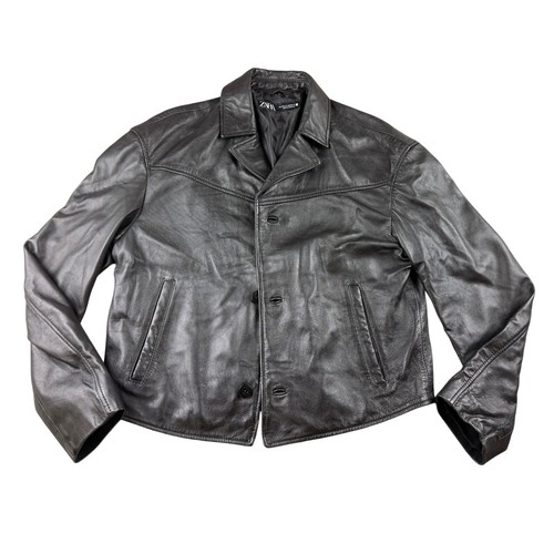 Zara leather jacket - men, s-m