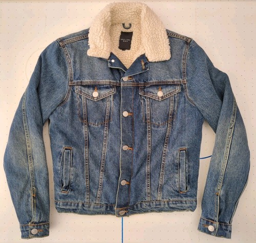 New look mens blue denim - new,