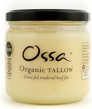 Ossa Organic Tallow 100% Pure Traditional Beef Fat British Grass Fed (Pack of 6)