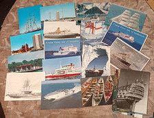 VINTAGE POSTCARDS COLLECTION X 26 SHIPS BOATS 18/8
