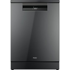 Haier XF 6B0M3PDA-80 i-Pro Series 5 Full Size Dishwasher Graphite B Rated