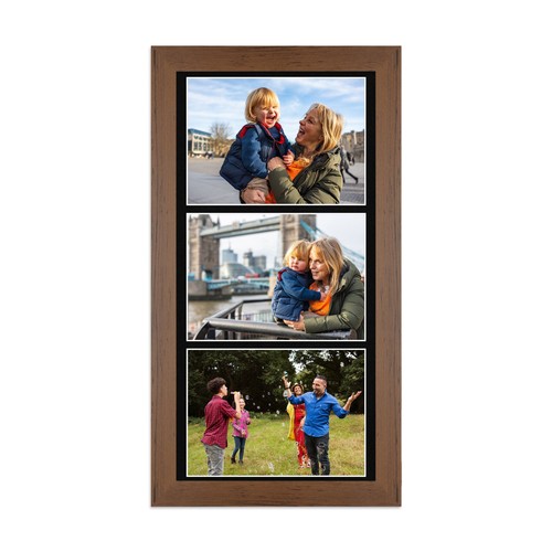 Modern walnut multi aperture - modern,