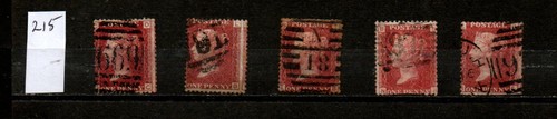1858 stamps sg43 penny - gb,