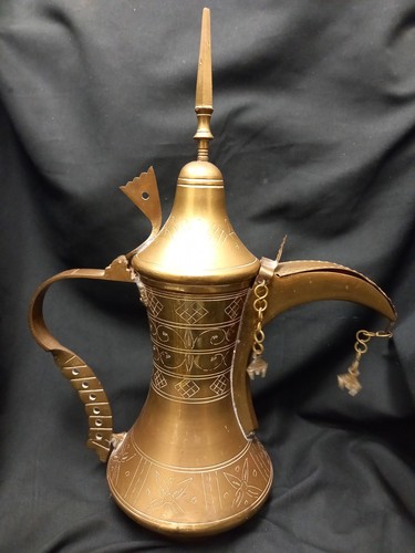 Vintage brass arabic - arabic, dallah