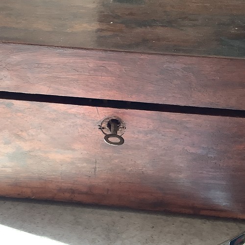 Wooden writing slope box with - writing,