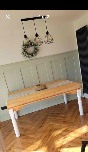 Wooden dining table 4 chairs - dining,