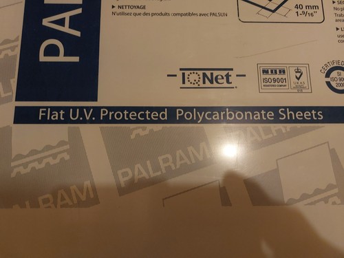 Polycarbonate sheet 800mm by - ,